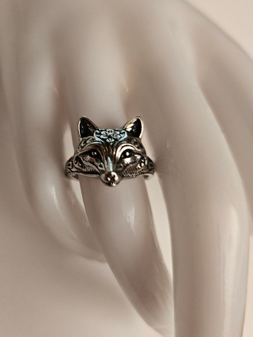 Fox Head Ring